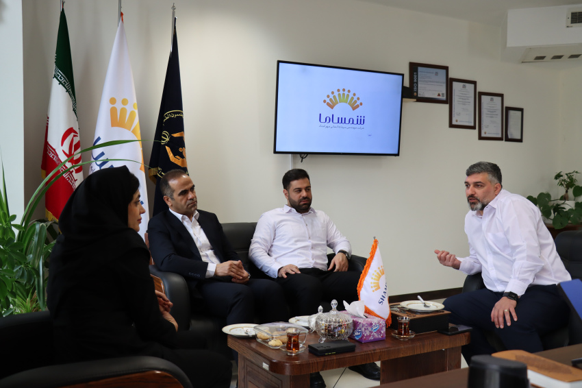 دیدار رییس بانک ملت با مدیرعامل شمساما